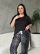 Жіноча піжама PLUS SIZE з леопардовим принтом, комплект для дому DO3164-XL фото 7