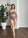 Жіночий роздільний леопардовий купальник PLUS SIZE з поролоновою чашкою SW3596 фото 9