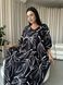Розкішна чорно-біла максі сукня- туніка PLUS SIZE для відпочинку SW645/1-універсальний фото 5