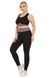 Фітнес костюм plus size з леопардовим принтом FS1667-L фото 4