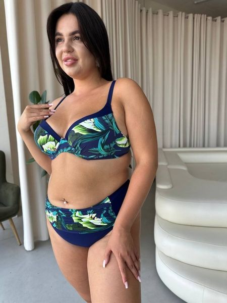 Роздільний купальник PLUS SIZE з високими плавками та сформованими чашками у бюсті SW1570/1-50(XL) фото