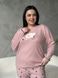 Жіноча тепла рожева піжама PLUS SIZE з мікрофлісу DO3202-4XL фото 4