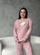 Жіноча тепла рожева піжама PLUS SIZE з мікрофлісу DO3202-4XL фото 2
