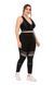 Фітнес костюм plus size з вставками з сітки FS1665-L фото 6