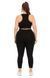 Фітнес костюм plus size з вставками з сітки FS1665-L фото 2