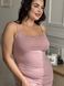 турецька котонова нічна сорочка PLUS SIZE на бретельках пудрова DO2571/1-2XL фото 7