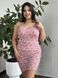 Нічна котонова турецька сорочка на бретельках PLUS SIZE DO3468-3XL фото 4