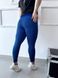 Спортивні сині фітнес лосини plus size FS1638/1-XL фото 6