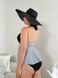 Стильний чорно-білий купальник танкіні PLUS SIZE SW1546-XL фото 2