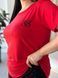 Домашній одяг, червона піжама з шортами PLUS SIZE DO2940-2XL фото 10