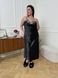 Чорна шовкова сорочка PLUS SIZE DO2696-2XL фото 5