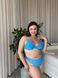 Блакитний купальник PLUS SIZE з чашками та високими плавками SW1492-4XL фото 5