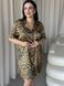 Леопардова шовкова сорочка на ґудзиках PLUS SIZE DO2699-2Xl фото 3
