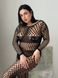 Чорний еротичний бодістокінг PLUS SIZE DO3280-універсальний фото 4