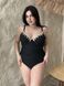 Чорний суцільний купальник PLUS SIZE з мушлями на бюсті SW4047-XL фото 3