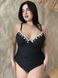 Чорний суцільний купальник PLUS SIZE з мушлями на бюсті SW4047-XL фото 4