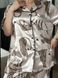 Піжама з леопардовим принтом PLUS SIZE з сорочкою та штанами DO3628-4XL фото 6