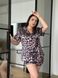 Леопардова піжама PLUS SIZE сорочка з шортами DO3644-4XL фото 7