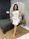 Піжамний персиковий комплект: халат + нічна сорочка PLUS SIZE DO2789-2XL фото 3