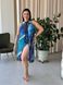 Суцільний купальник PLUS SIZE в мраморному принті з парео SW1552-XL фото 15