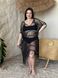 Жіноча чорна пляжна туніка PLUS SIZE SW4036 фото 7