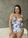Розкішний білий купальник PLUS SIZE з парео в комплекті SW1578-XL фото 8