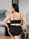 Чорний роздільний купальник PLUS SIZE з леопардовим принтом SW3688-XL фото 10