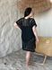 Жіноча чорна пляжна туніка PLUS SIZE SW4038 фото 7