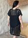 Жіноча чорна пляжна туніка PLUS SIZE SW4038 фото 8