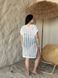 Жіноча біла пляжна туніка PLUS SIZE SW4038/1 фото 9