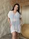 Жіноча біла пляжна туніка PLUS SIZE SW4038/1 фото 4